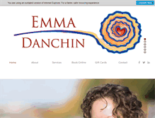 Tablet Screenshot of emmadanchin.com